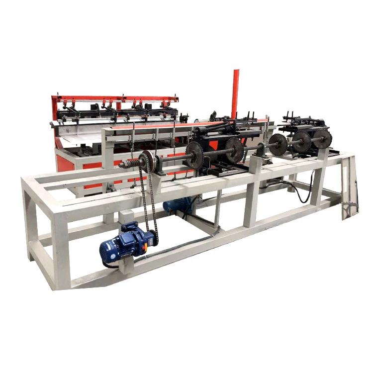 Fully Automatic Single Wire Mesh Making Chain Link Fence Machine For Sale