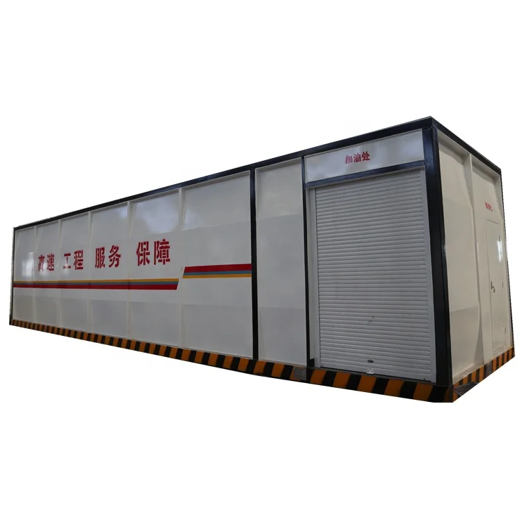 20feet automatic mobile filling fuel dispenser portable container gas station