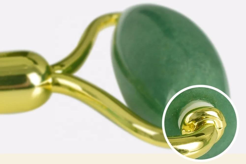 high quality iron metal jade roller noise free with guasha