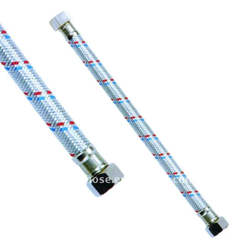 Bathroom large diameter stainless steel braided pipe