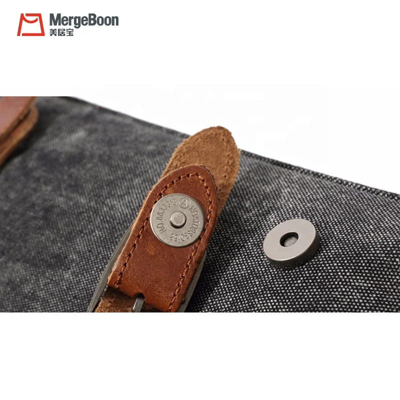 Mergeboon custom  vintage folk style canvas messenger bag for women