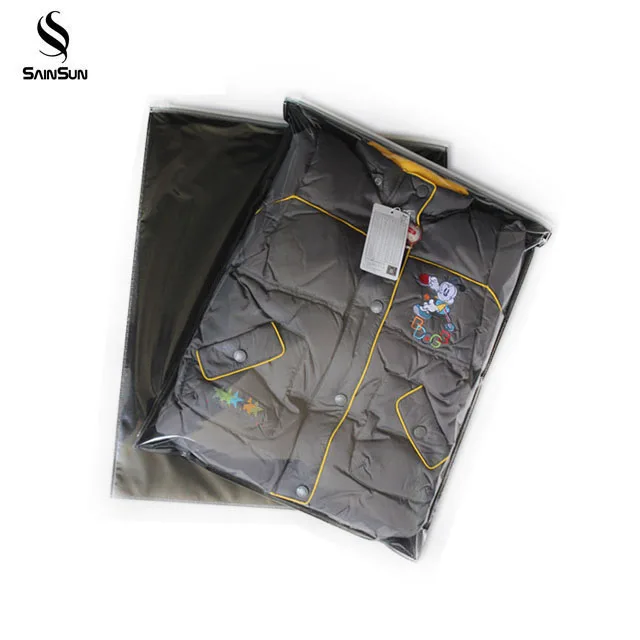 
Stand Up Zip Lock Bag For Clothes Disposable Frosting Costume Plastic Bag 