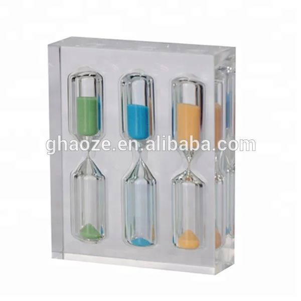 Promotion Gift Acrylic Hourglass 2 Minute Acrylic Sand Timer
