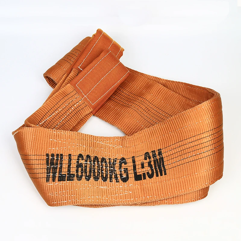 
EN1492-1 standard high strength polyester fiber textile slings 