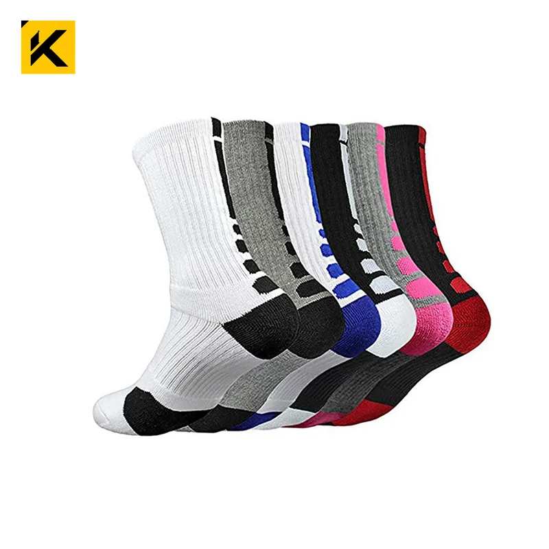 KT1-A018 big boys basketball tube socks hyper elites men basketball sock mens dress socks