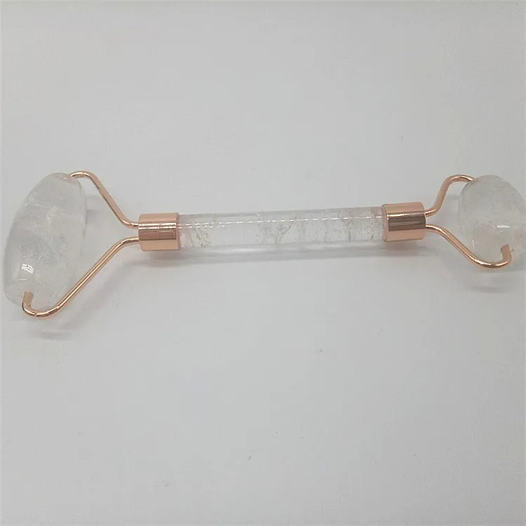 
Natural Welded Clear Quartz Jade Massager Jade Facial Roller For Beauty 