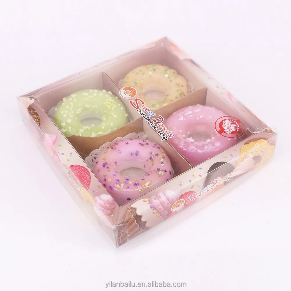 beautiful dounut essential oil soap gift set
