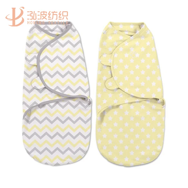 
Factory custom 100% organic cotton baby easy swaddle wrap adjustable infant baby wrap carrier newborn 