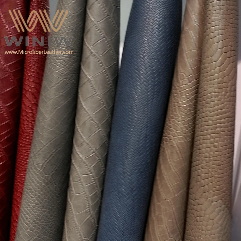 Embossed Faux Leather Fabric  Embossed Crocodile Leather