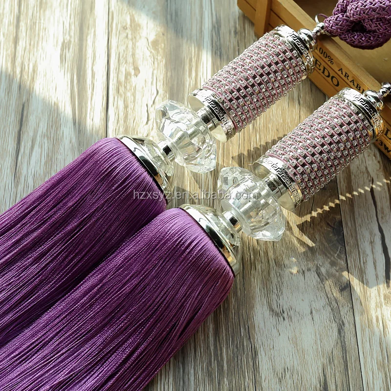 Fashion Europe style decorative polyester curtain tassel tieback