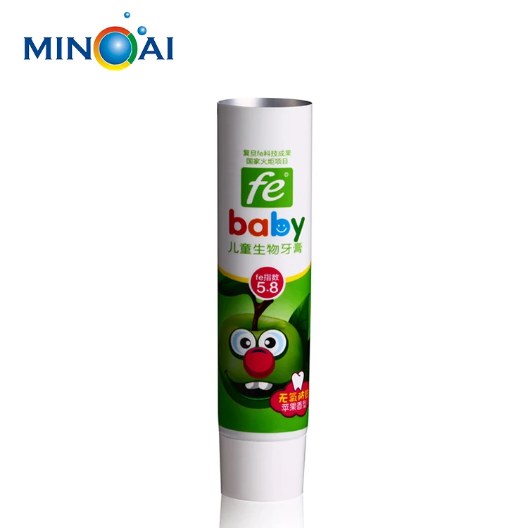 Empty soft laminated abl toothpaste tube