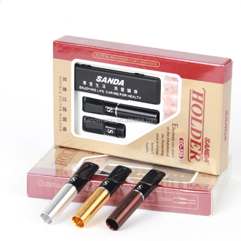 SANDA Change cartridge type filter cigarette holder with SD-26 core SD-128