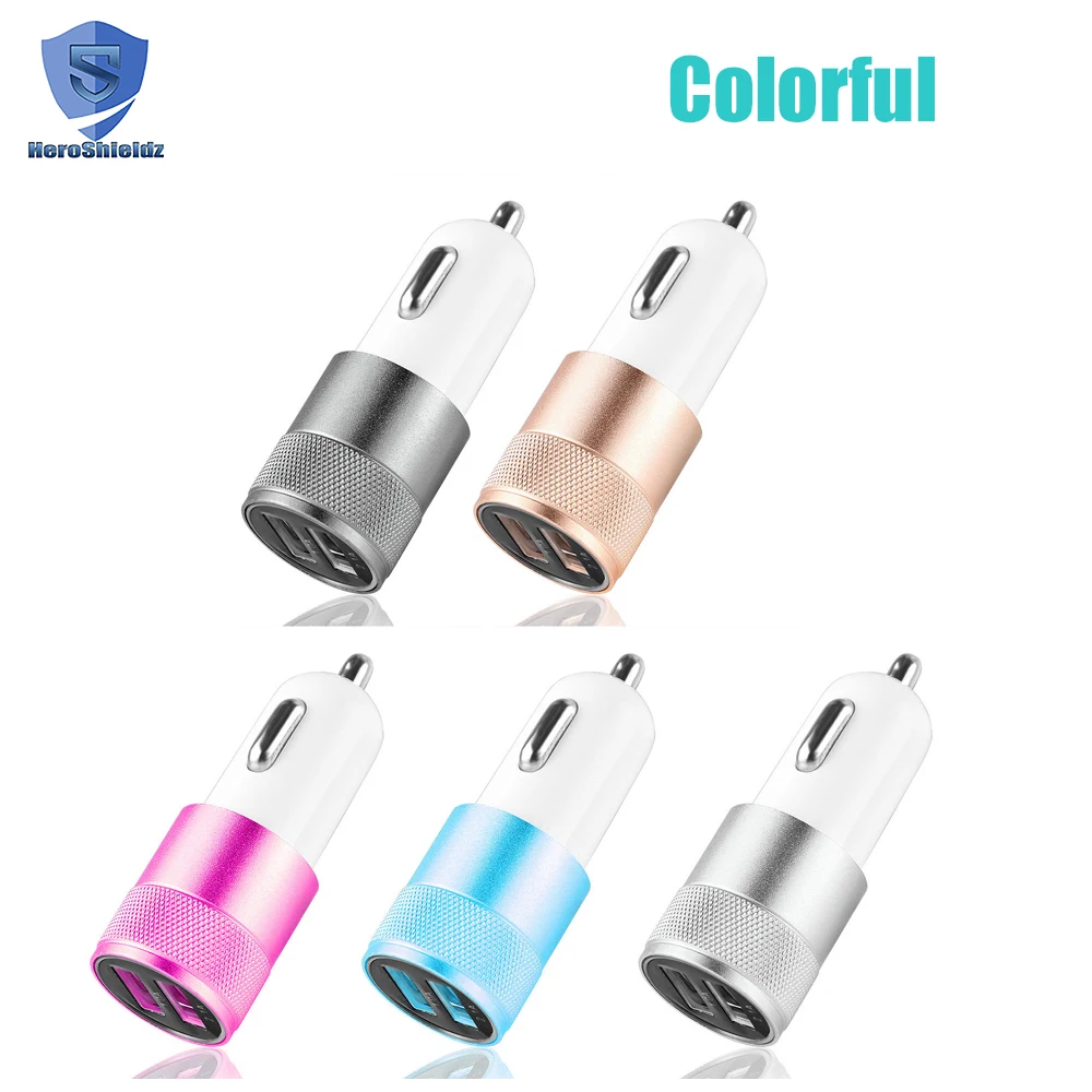 
Factory Supplier 5V 2.1A Quick Mobile Phone Universal Car Charger/ Smart Dual USB Car Charger 3.0 Type C Charger 