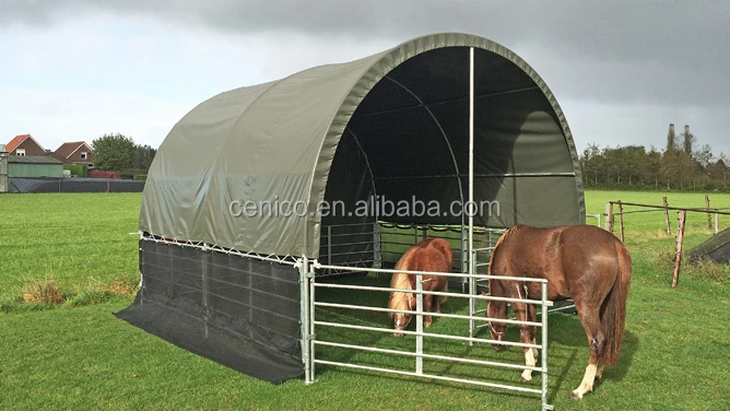 Стальная рама скота жилищного строительства жилья. Ранчо загона для