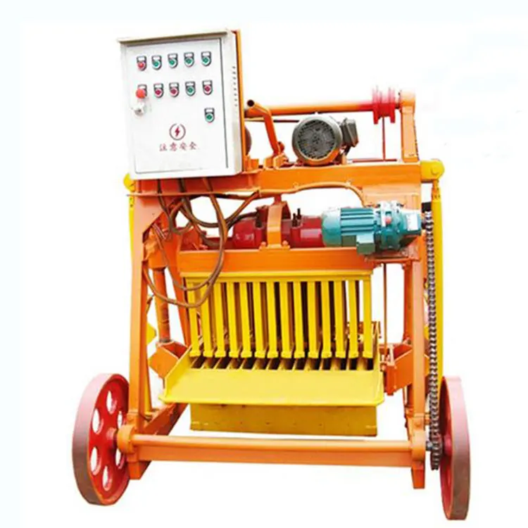 China Manual Moving Low Price Small Brick Making Machine For Sale