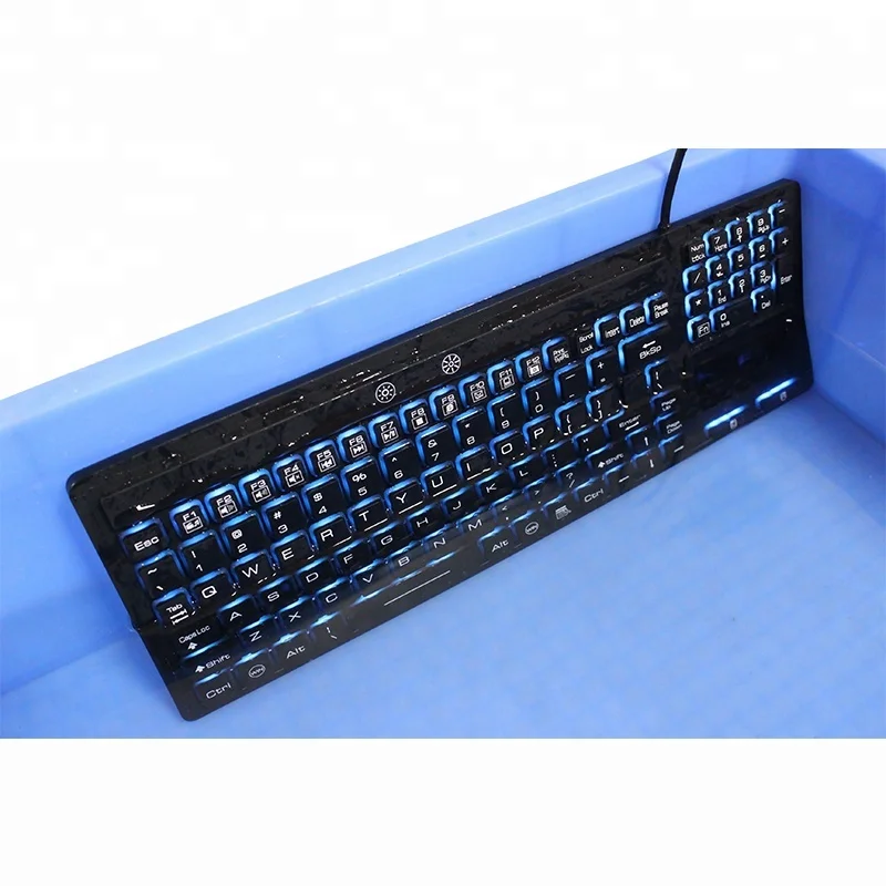 
iP68 Waterproof Backlit Wired keyboard with touchpad 