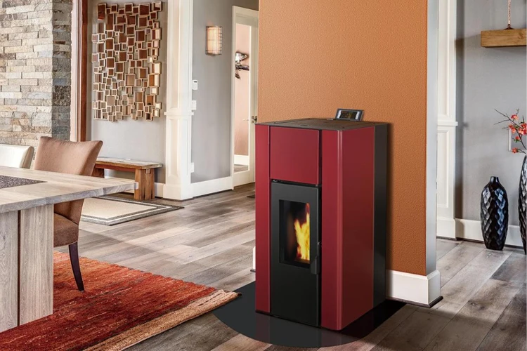 18 kw Automatic Burning Water Heating Hydro Pellet Stove With Back Boiler