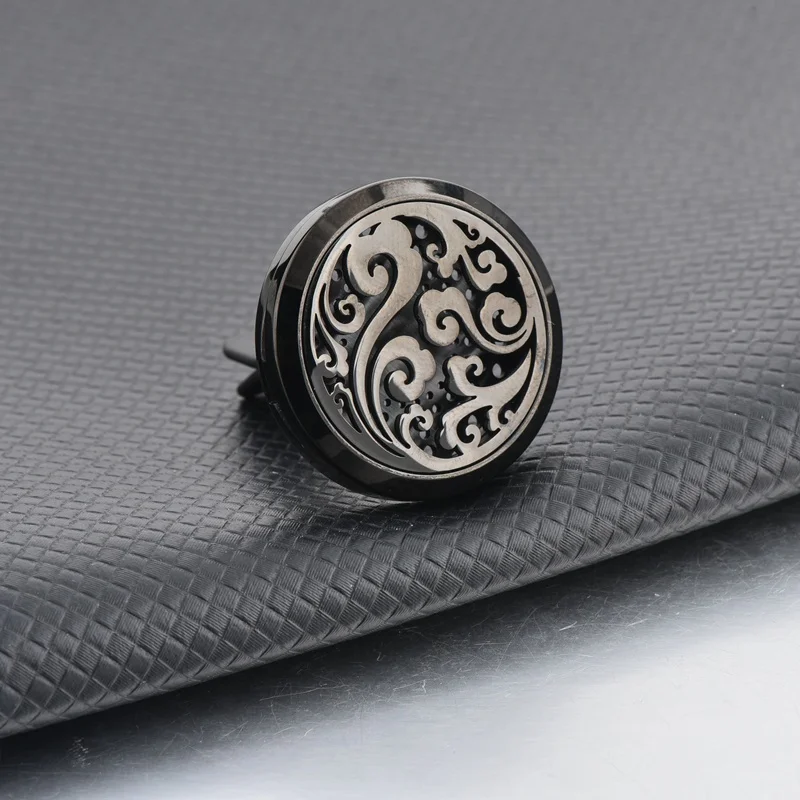 New Stainless Steel  Tree Of Life  Car Freshener Aromatherapy Essential Oil Diffuser