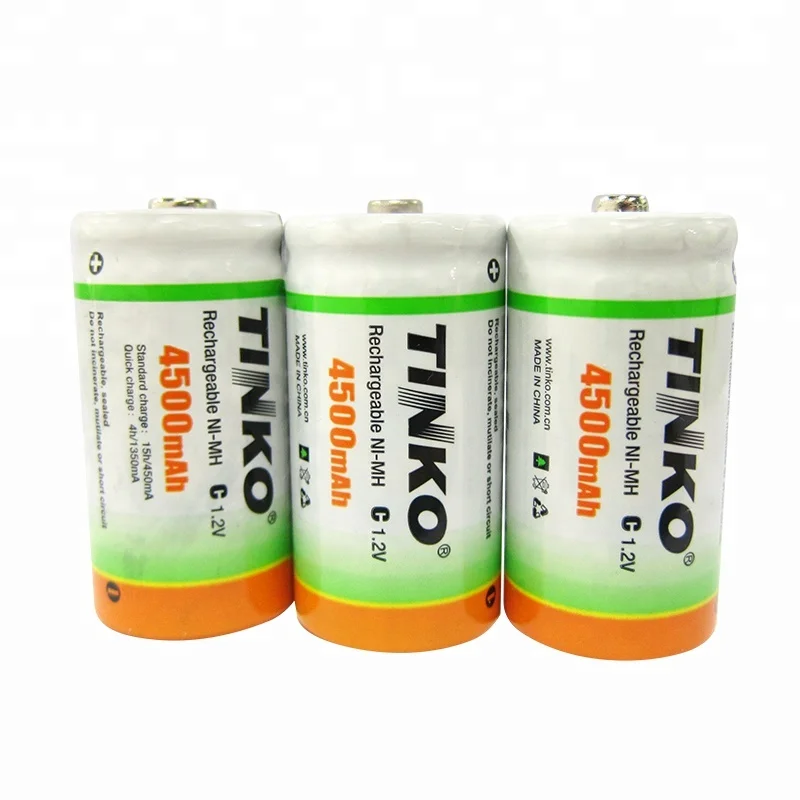 TINKO c 4500mah 1.2v NIMH rechargeable battery