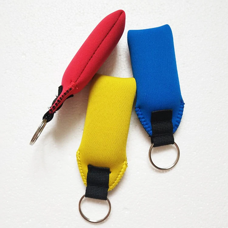 Hot Sales Floating Neoprene Keychain Keyring holder  for water sports