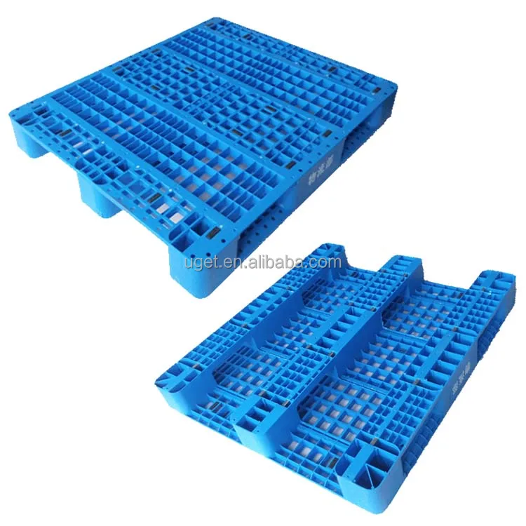 
Heavy Duty 1200*1000 4 Four Way Entry Single Face Grid 6 Runner Plastic Pallet 