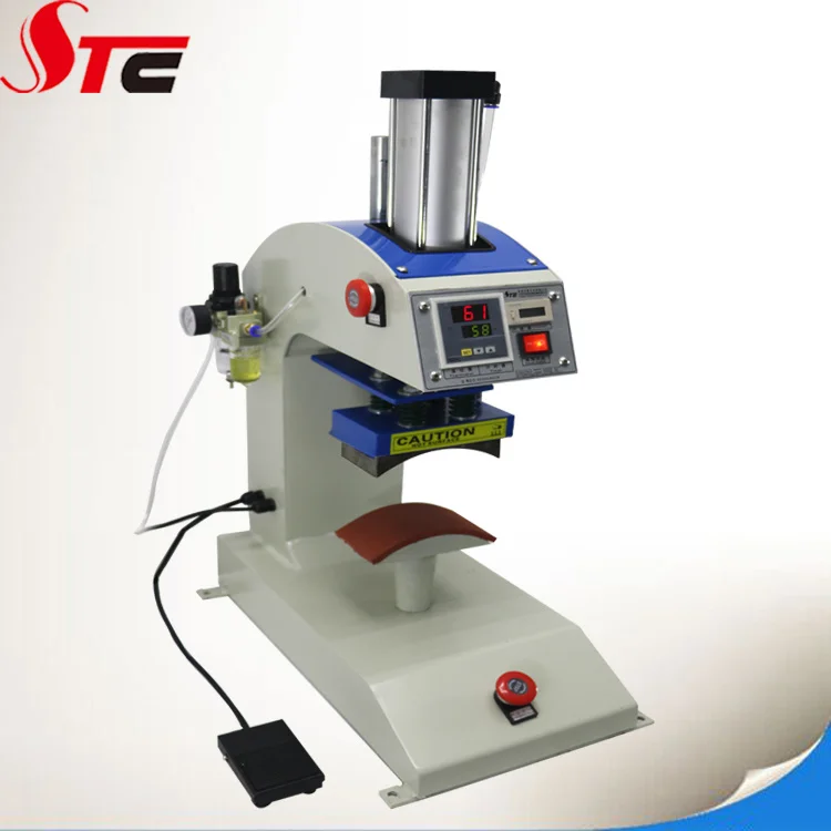 CE approved 8*15cm  pneumatic high pressure  hat cap logo heatpress underwear bras rhinestone heat press machine