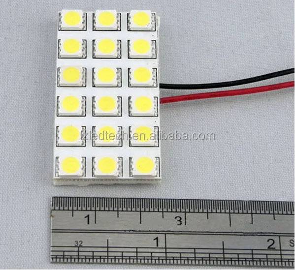 Off-Road Use LED Vehicle Light PCB Board Aluminum PCB with F3 Red Diode for Car Tail lights