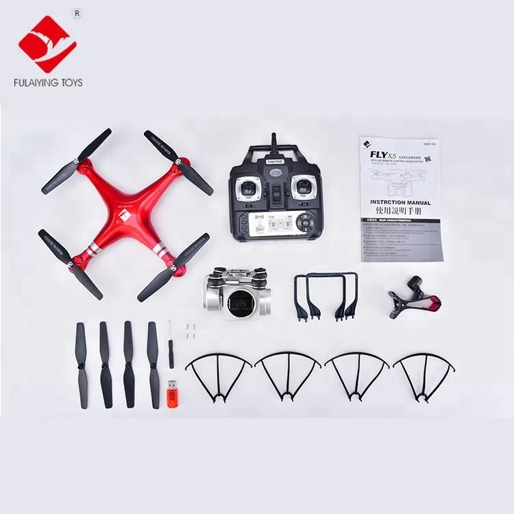 
FLY Magic Speed X52 RC Remote Control Drone Quadcopter RTF 1080P with Camera HD One Key Auto Return Height Holding 