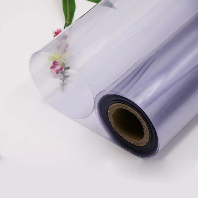 500 micron Food Grade Transparent Rigid PVC Film Roll For Blister Packaging