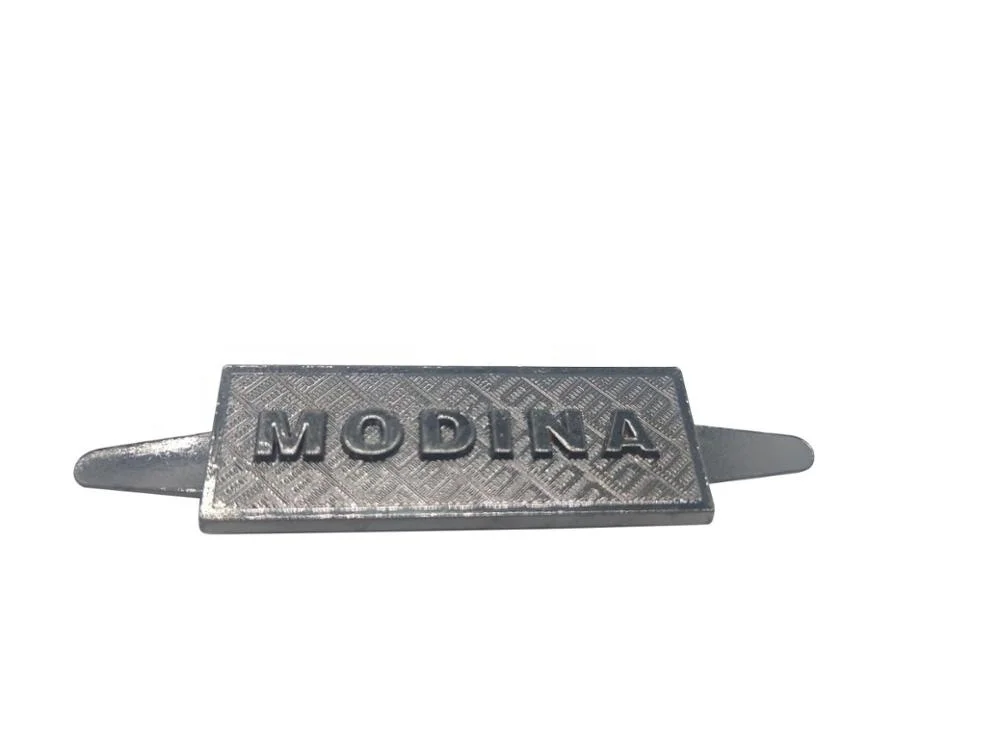 
Wholesale custom metal label logo luggage label 