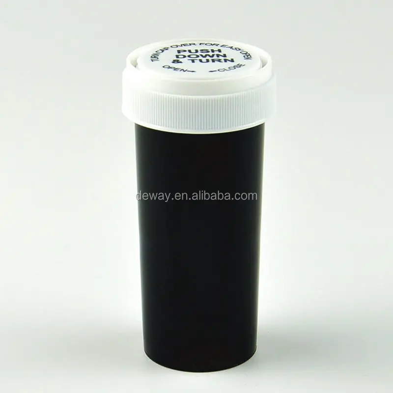 Push Down Turn Vials 60 Dr Reversible Caps,push Down Turn Vials 60 Dr All Black Push Turn Vials