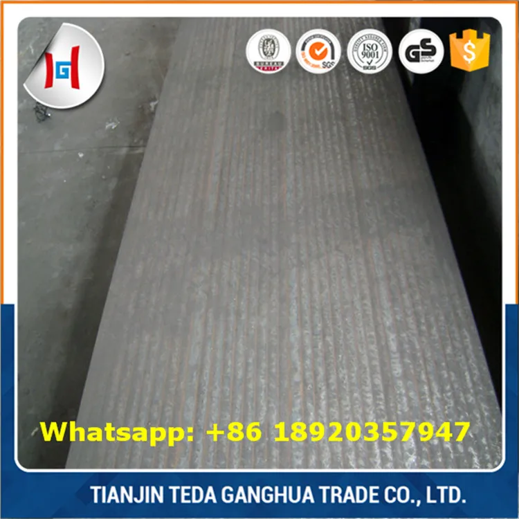 6+4 6+8 8+4 Chromium carbide hardfacing overlay abrasion resistant steel plate