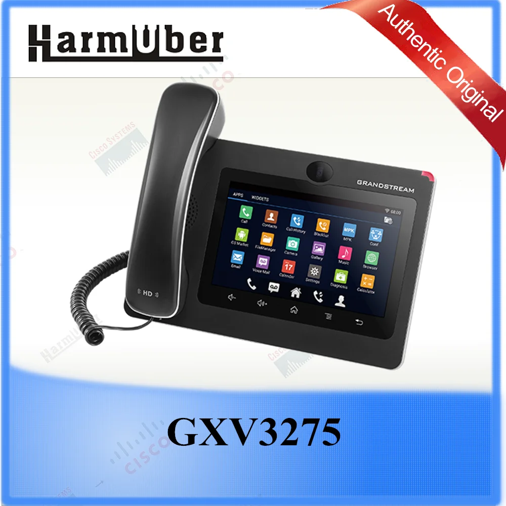 6 Lines 6 SIP Accounts 6-way Voice Conferencing and 3-way Video Conferencing GXV3275 Video IP Phone