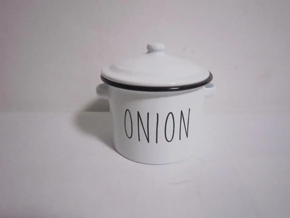 Enamel Soup Pot Storage Pot Buffet Soup Pot With Lid and Handle