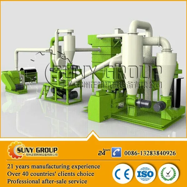 Waste computer/TV pcb scrap boards recycling machine