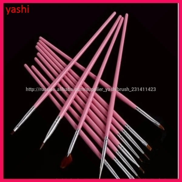 New Design Nail Art Brush Pure Color Nail Polish Brushes
