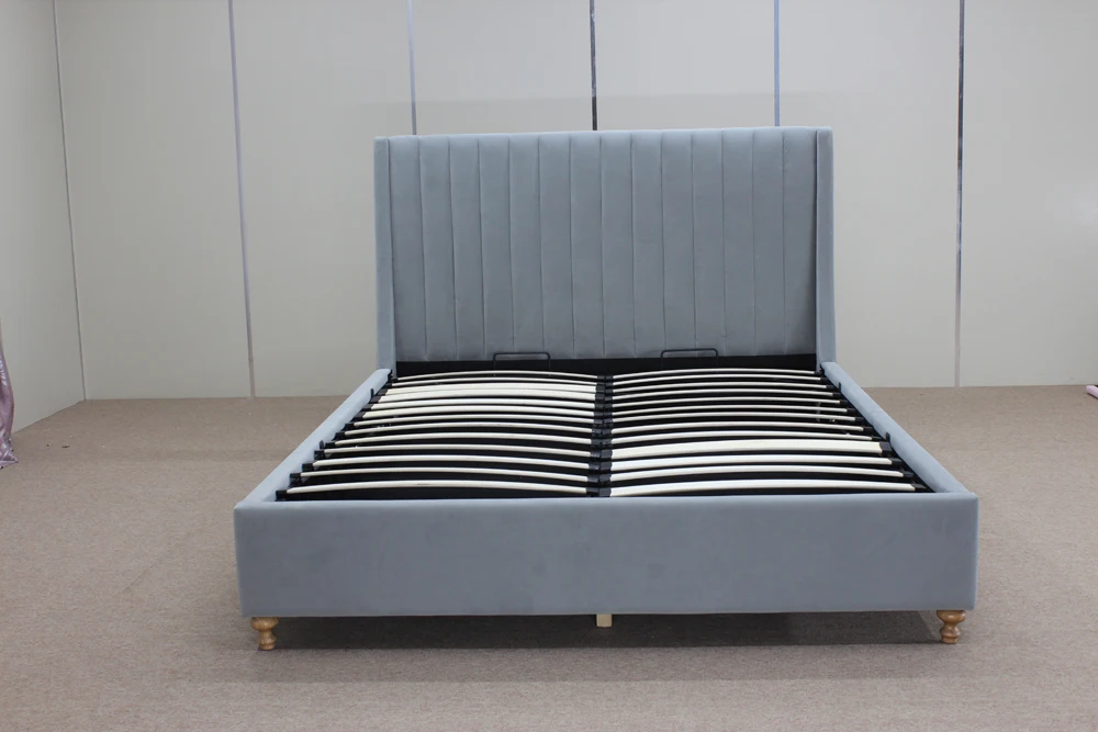 
queen size solid wood storage bed frame modern 