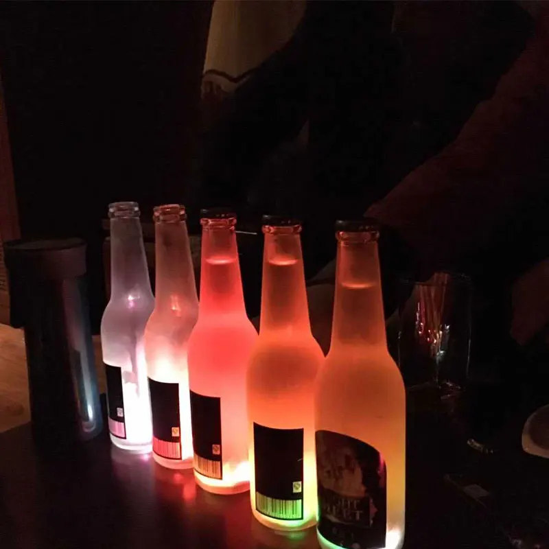Colorful Changing LED Light Coasters For Drink Glass Bottle