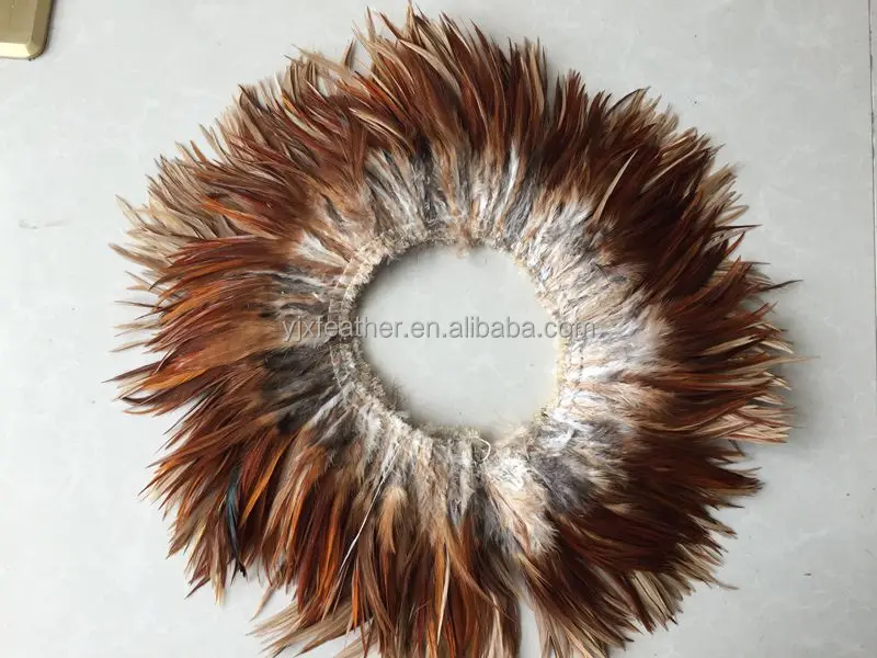 Wholesale 6-8inch cheap natural color rooster saddle feathers chicken feathers for sale