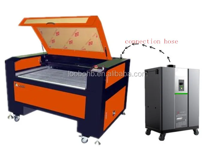 Mini size laser smoke suction filter/solder smoke suction unit/laser fume extractor