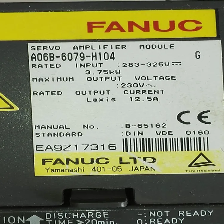 FANUC Servo Amplifier Drive A06B-6079-H106 A06B-6079-H105 A06B-6079- H104