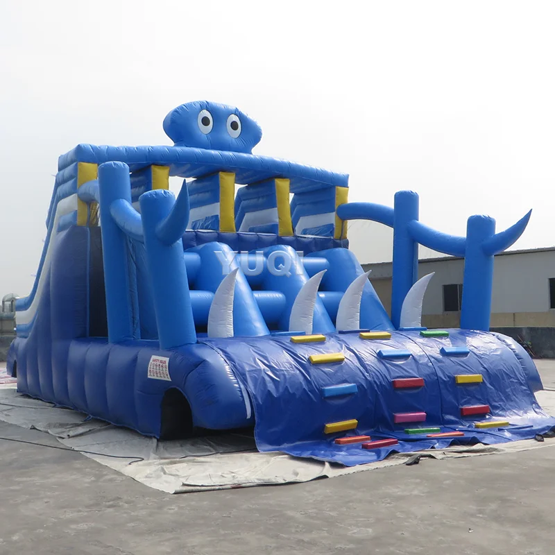 Customized inflatable slides water slide park equipment pool for adults