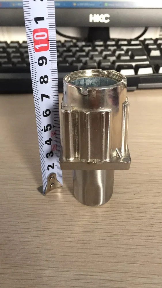 40*40mm zamak equipment adjustable foot insert