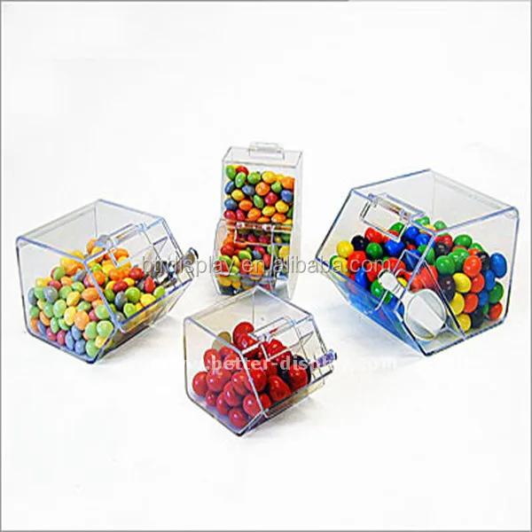 custom clear acrylic plexiglass candy display box