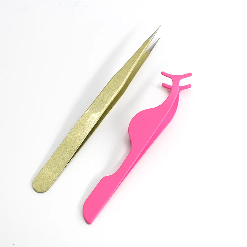 New U Lashes 0.05mm 0.07mm 3D 6D Volume Eyelash Extension Tweezers