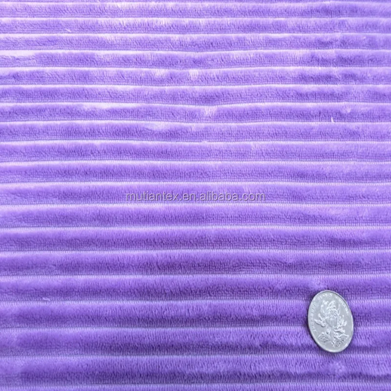 
100% Polyester Corduroy Fabric Polyester Striped Velvet 11 Wale Corduroy Upholstery Fabric 