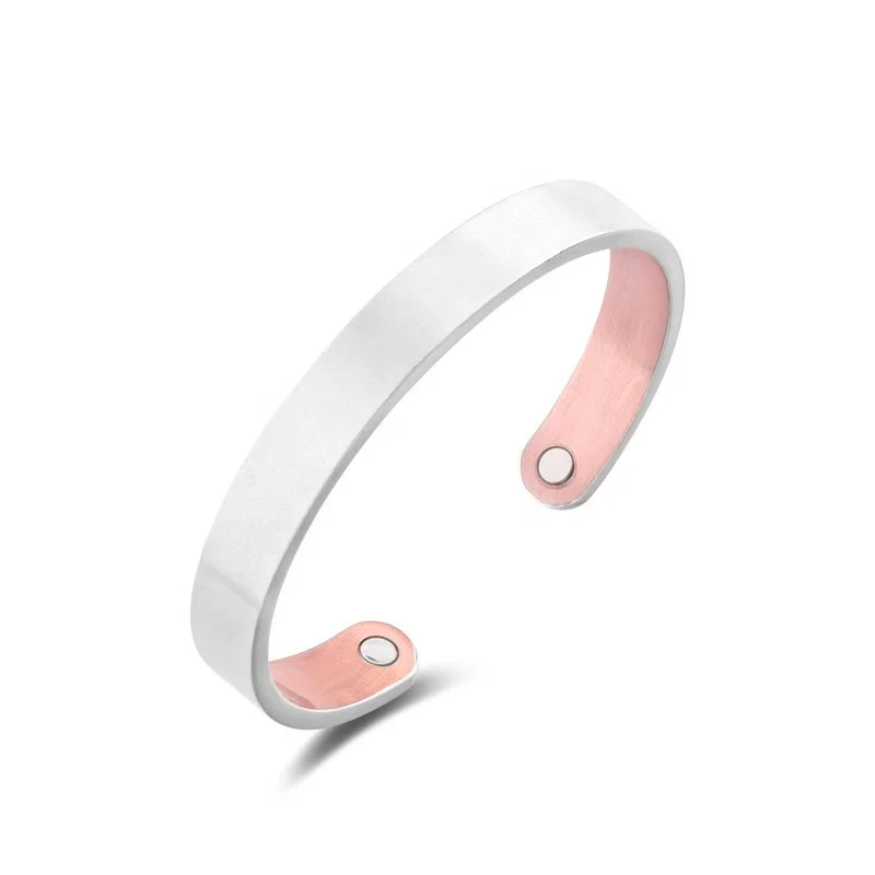 Wholesale custom big bio magnetic copper bracelet for men women