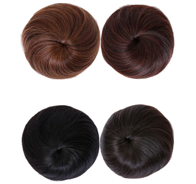 
Elastic small synthetic hair wigs Ball Chignon hair extension hair accessories Wholesale price factory 