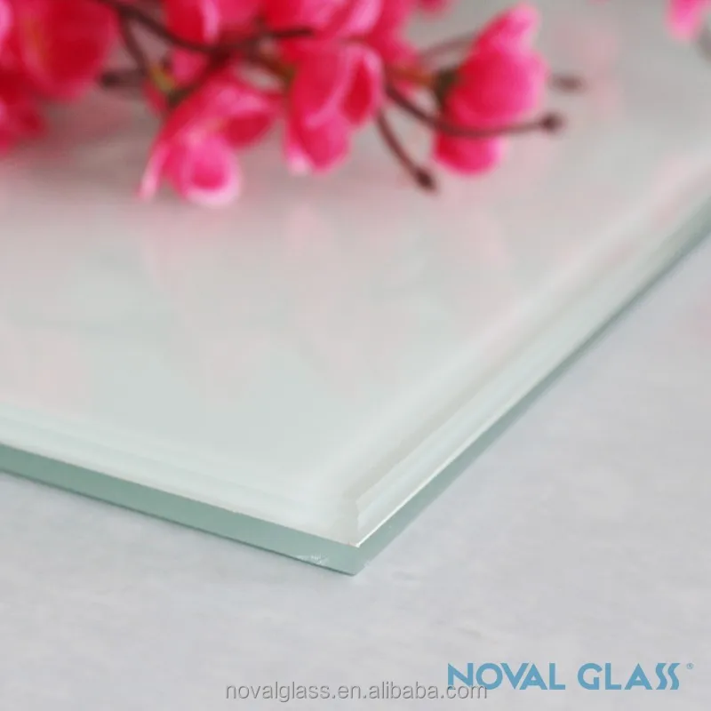 6.38mm Milk White Laminated Tempered glass ,Stadip clear glass