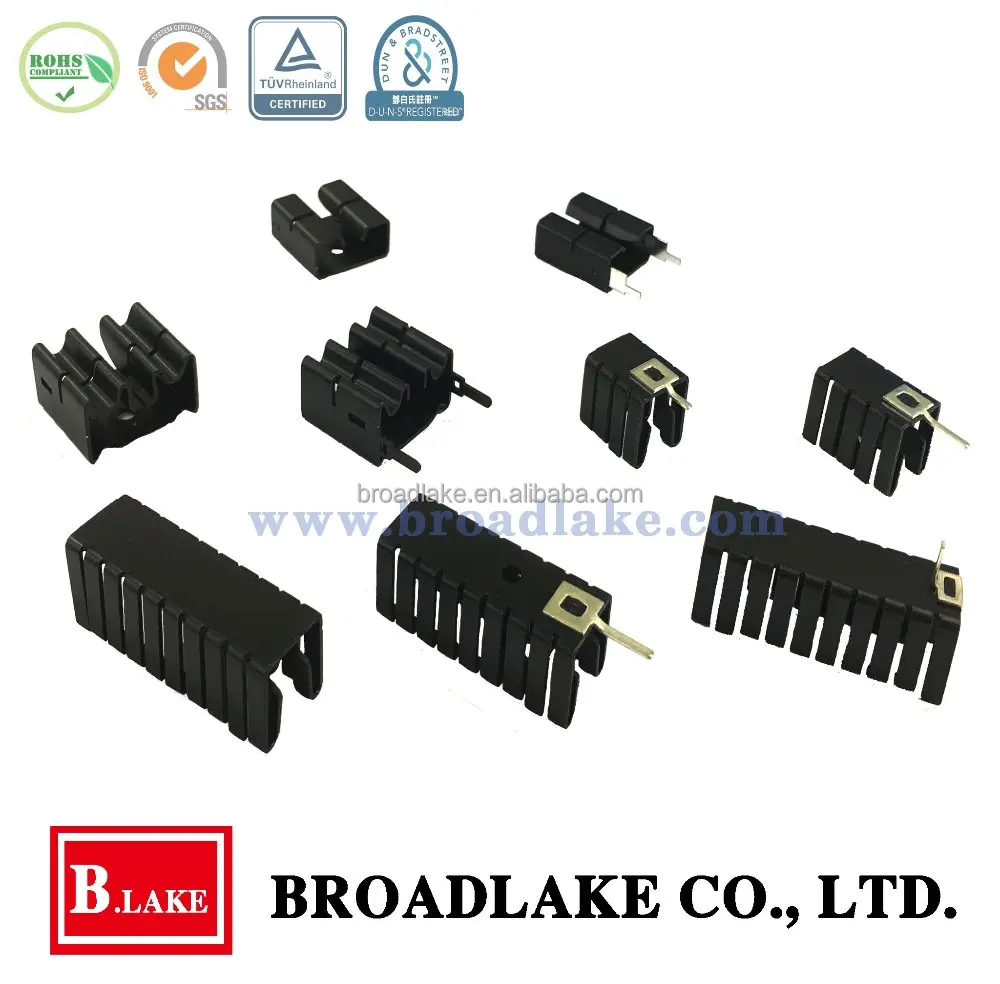 Flexible Aluminum Stamping Heatsink with Tin Plated